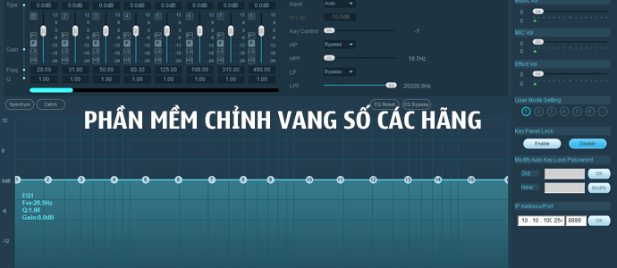 Tải phần mềm vang số DSP Tải phần mềm vang số DSP