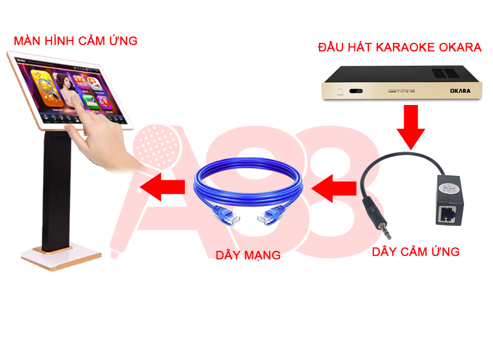 dây key cảm ứng okara