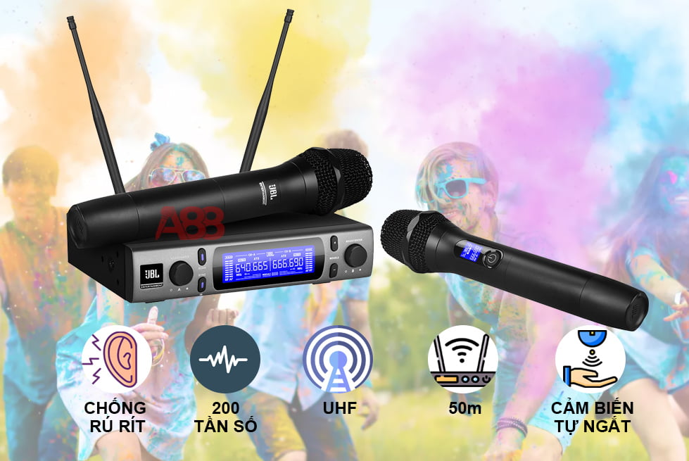 micro không dây jbl vm300