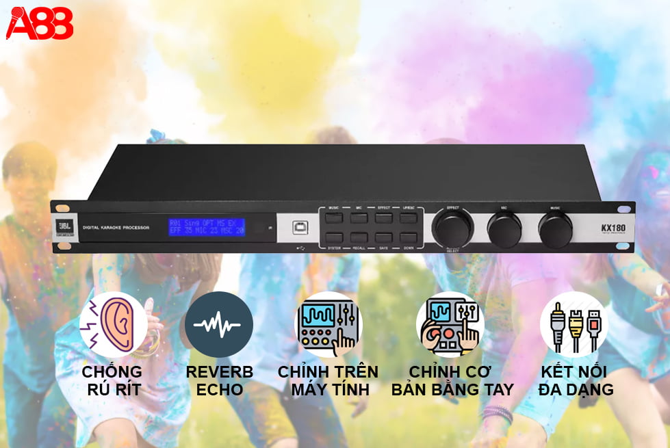 vang số jbl kx180 vang số jbl kx180