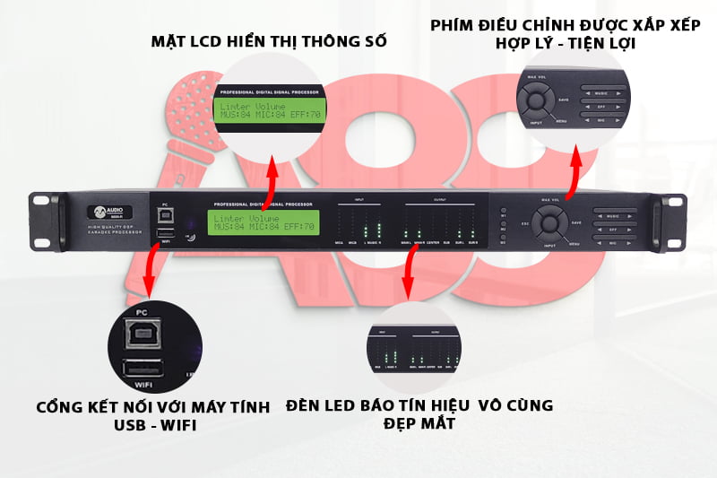 vang số m-audio 9800r vang số m-audio 9800r