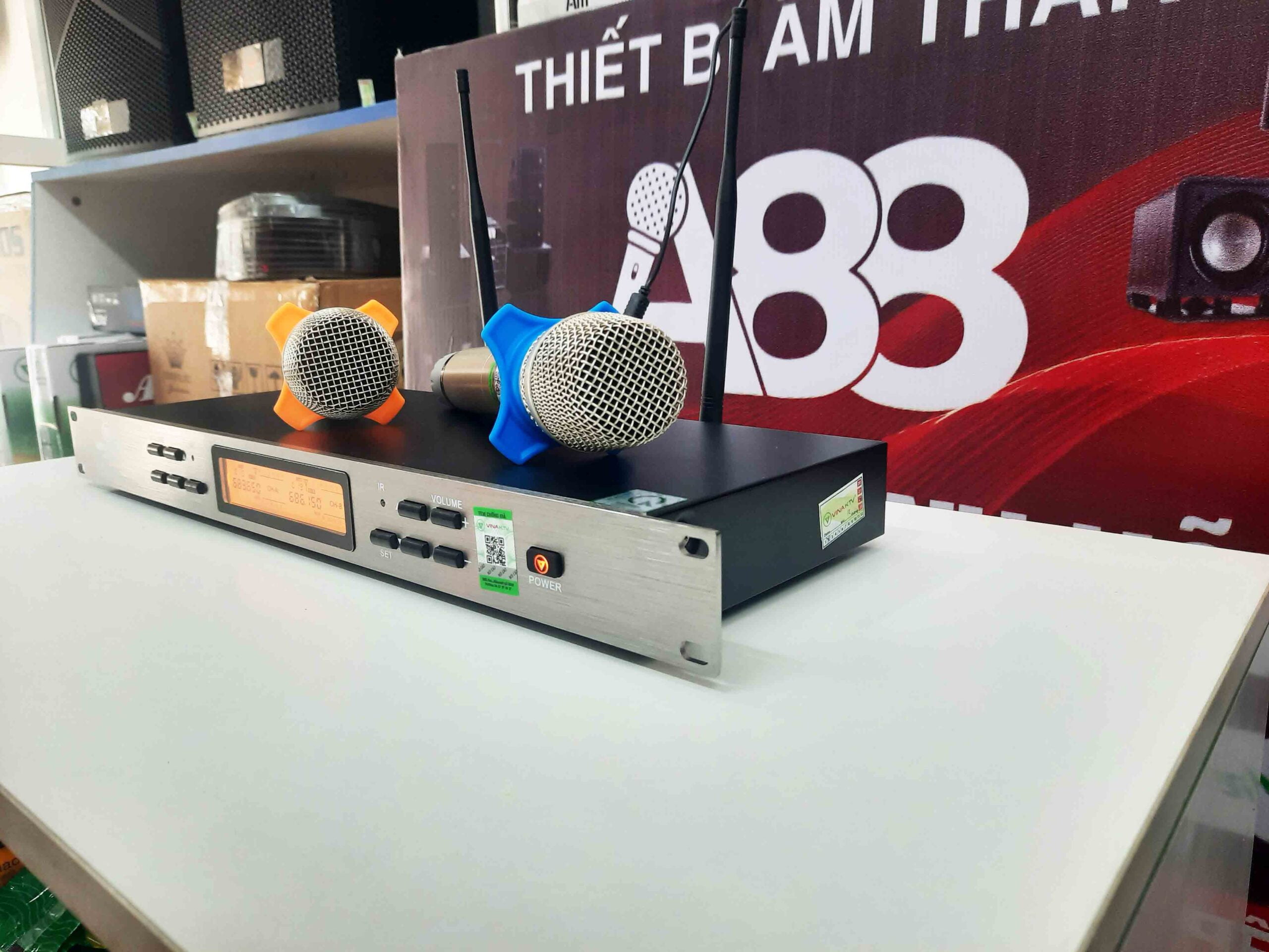 micro không dây vinaktv s500x max micro không dây vinaktv s500x max