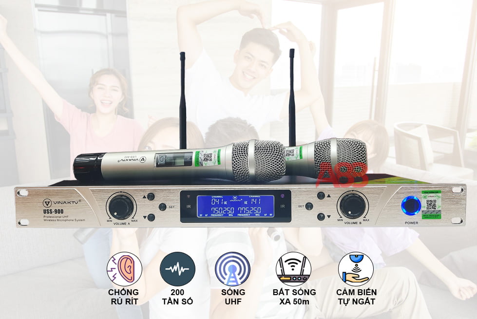 micro không dây vinaktv uss 900