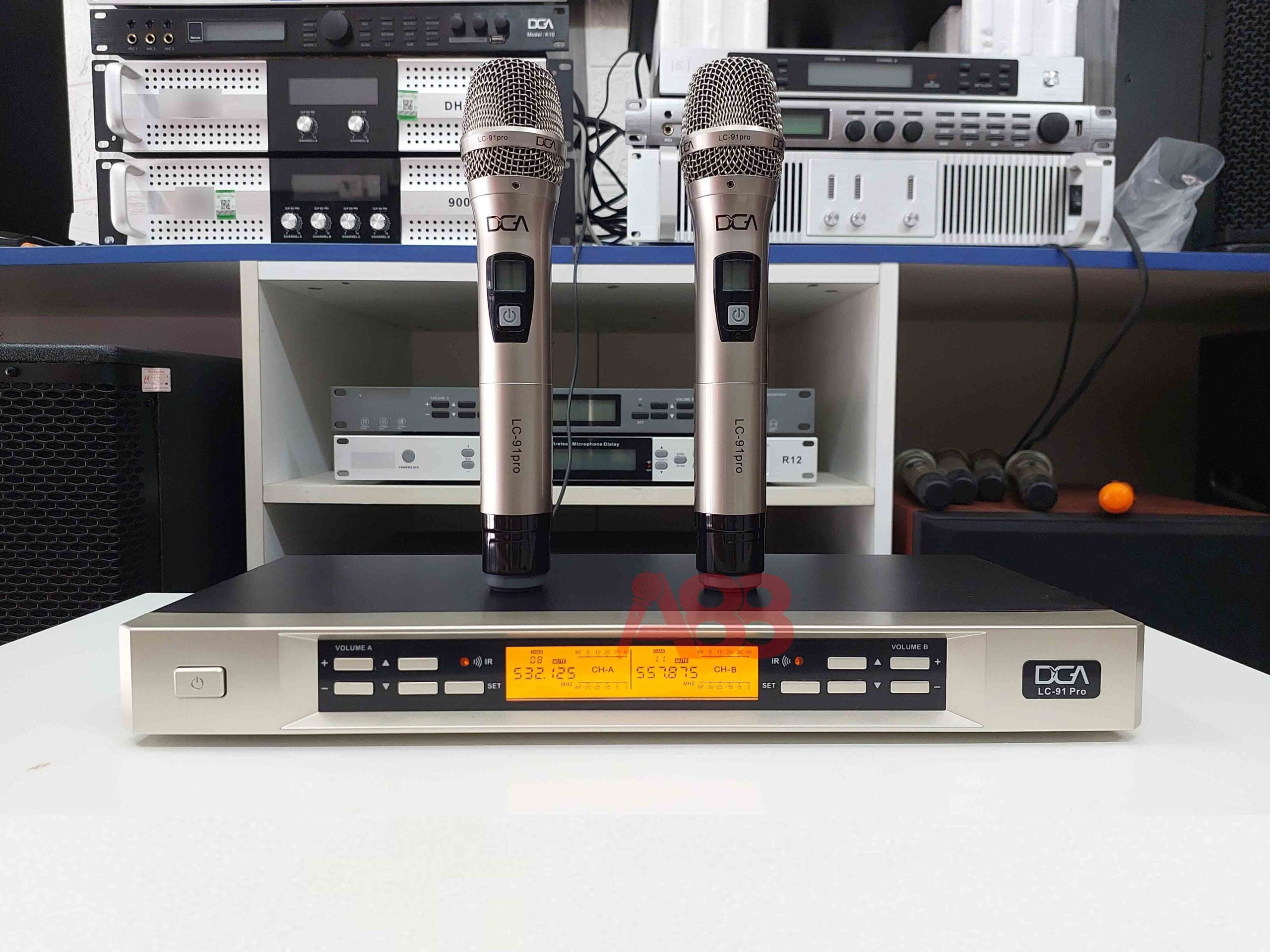 micro không dây dga lc 91 pro