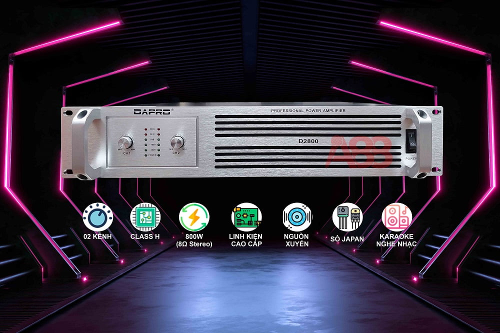 cục đẩy công suất dapro d2800