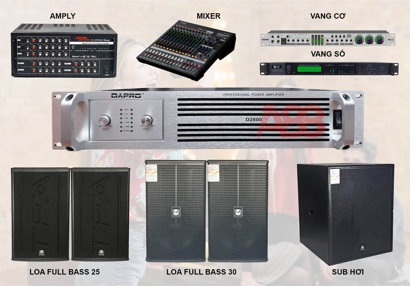 cục đẩy công suất dapro d2800