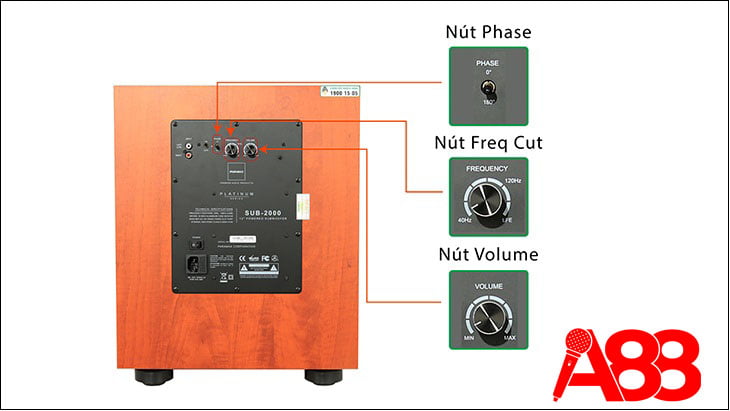 kết nối loa sub và tùy chỉnh