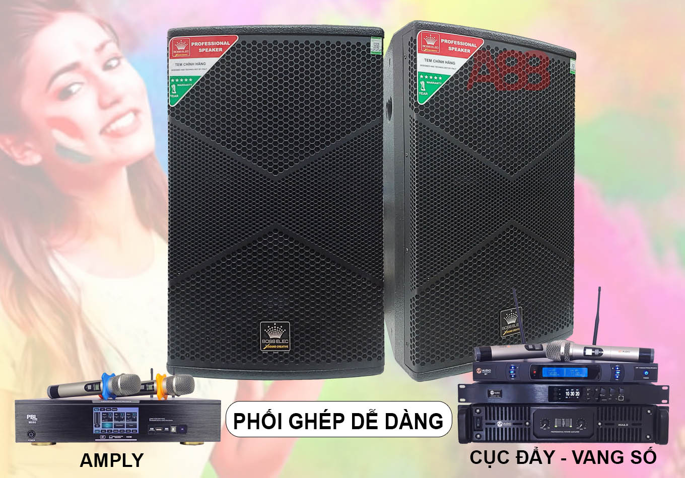 Loa karaoke BossElec SX 912