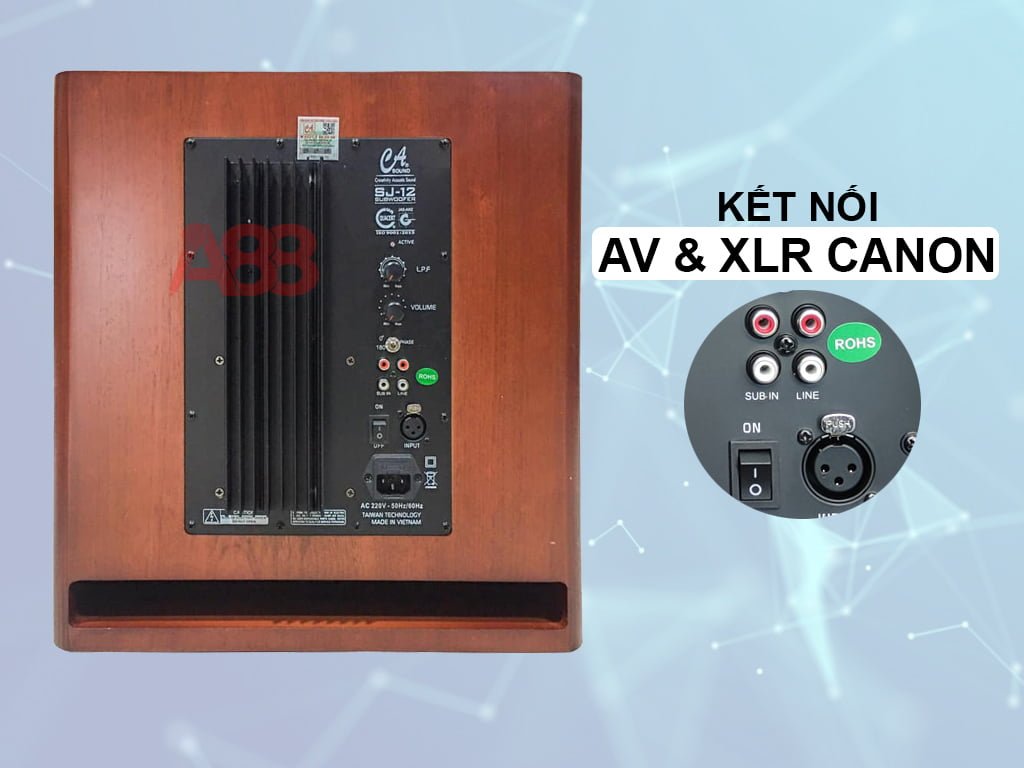 loa sub điện ca sound sj 12