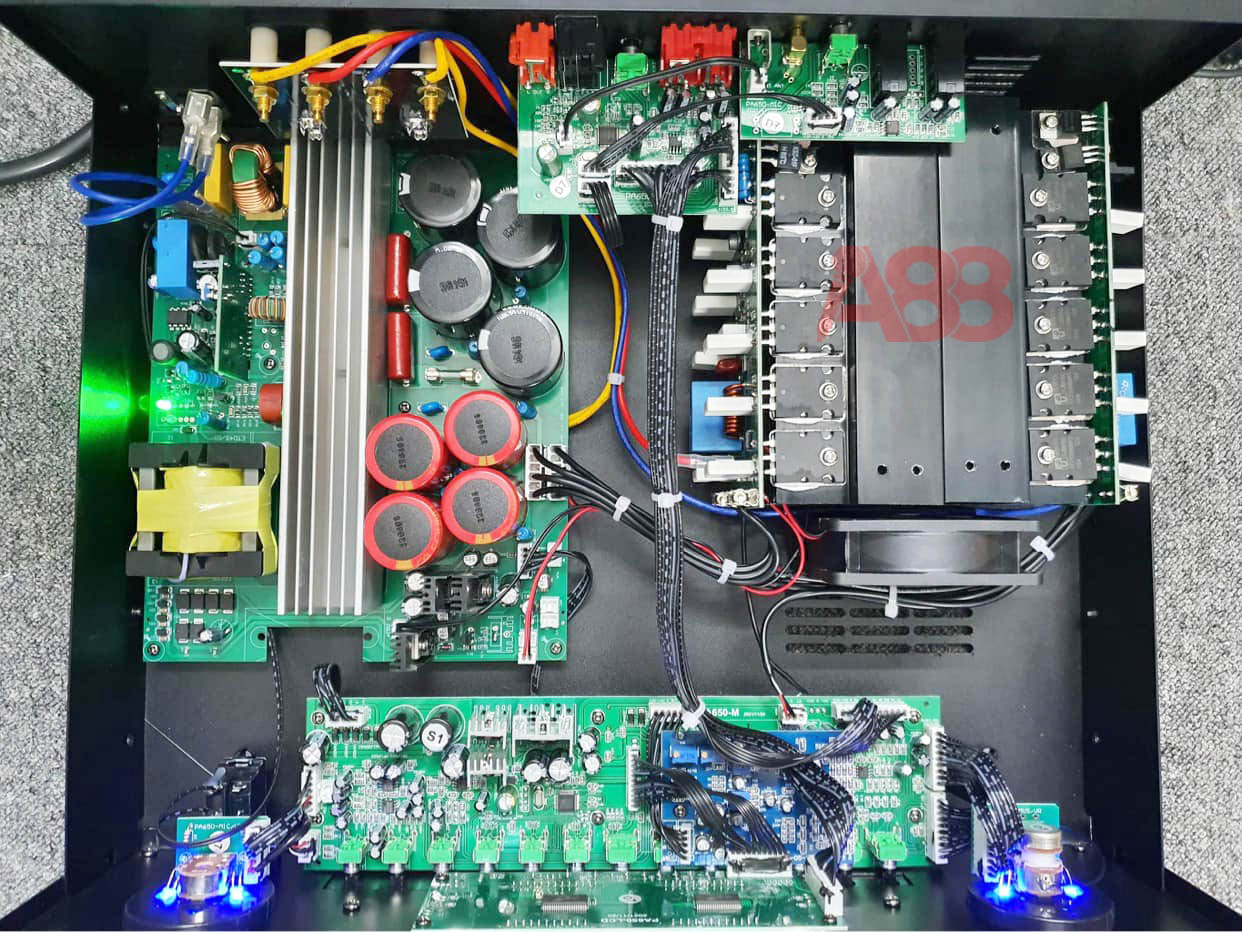 đẩy liền vang casound pa 650