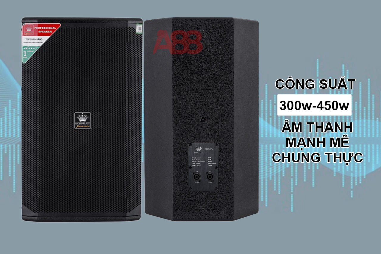 loa karaoke bosselec sx 12pro