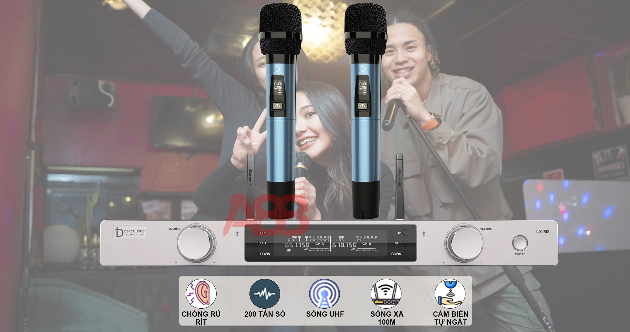 Micro không dây DBacoustic LX M8 Micro không dây DBacoustic LX M8