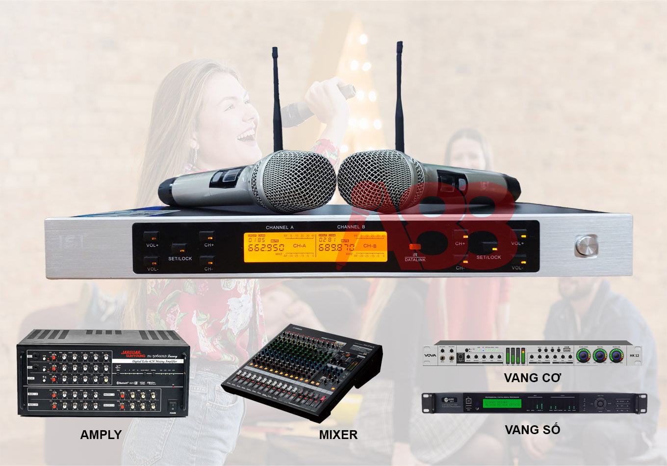 micro không dây e3 v160