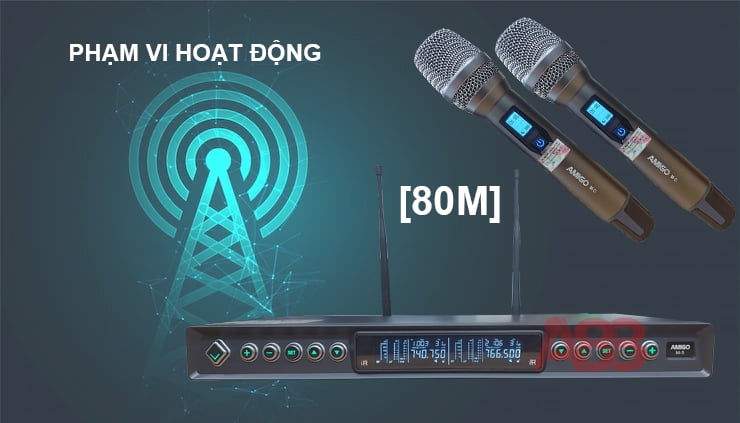micro không dây amigo m5