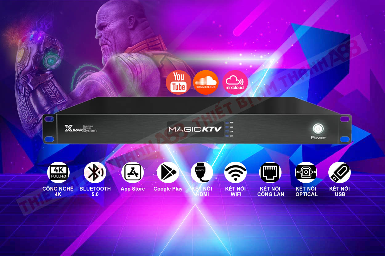 Đầu karaoke MagicKTV X Max 4T