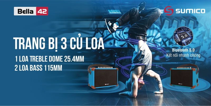 Loa xách tay Sumico Bella 42