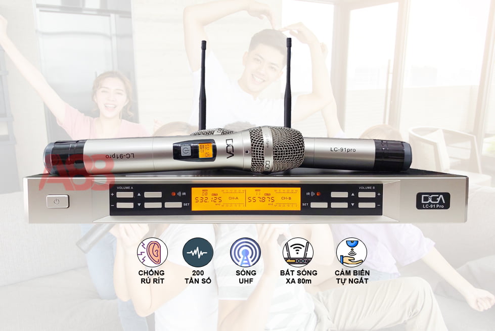 Micro không dây DGA LC 91 Pro