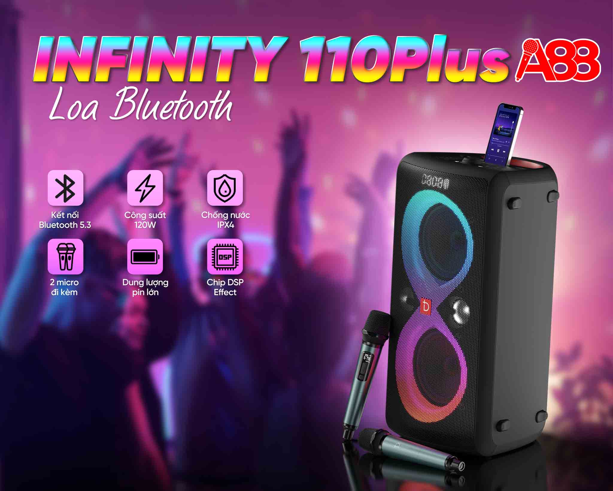 Loa di động DBacoustic Infinity 110Plus