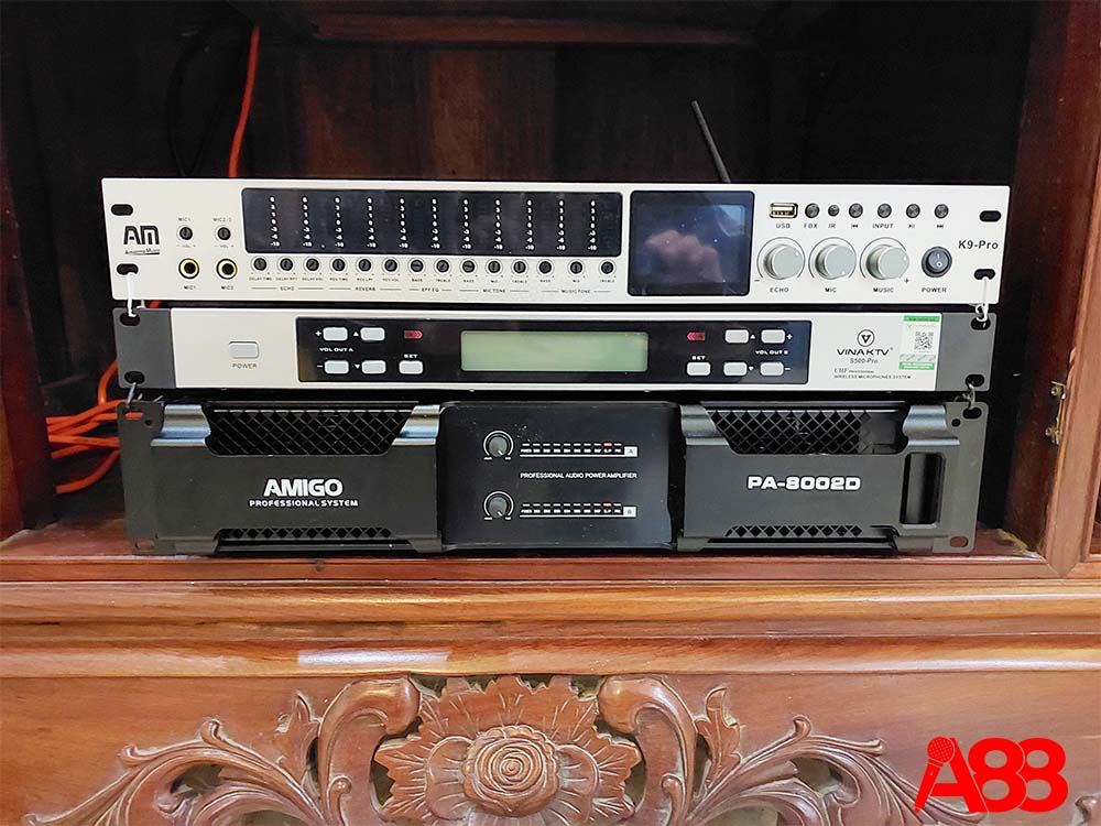 Lắp đặt dàn karaoke gia đình ở thạch thất hà nội
