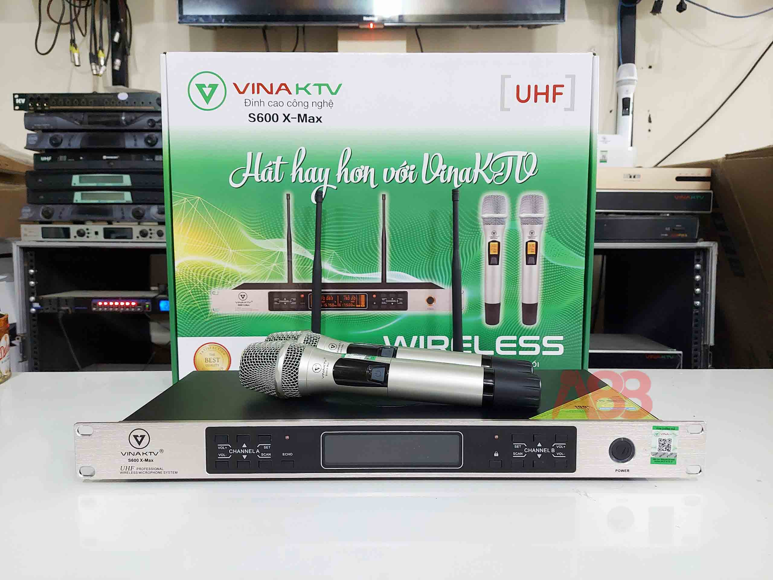 Micro không dây VinaKTV S600 X Max