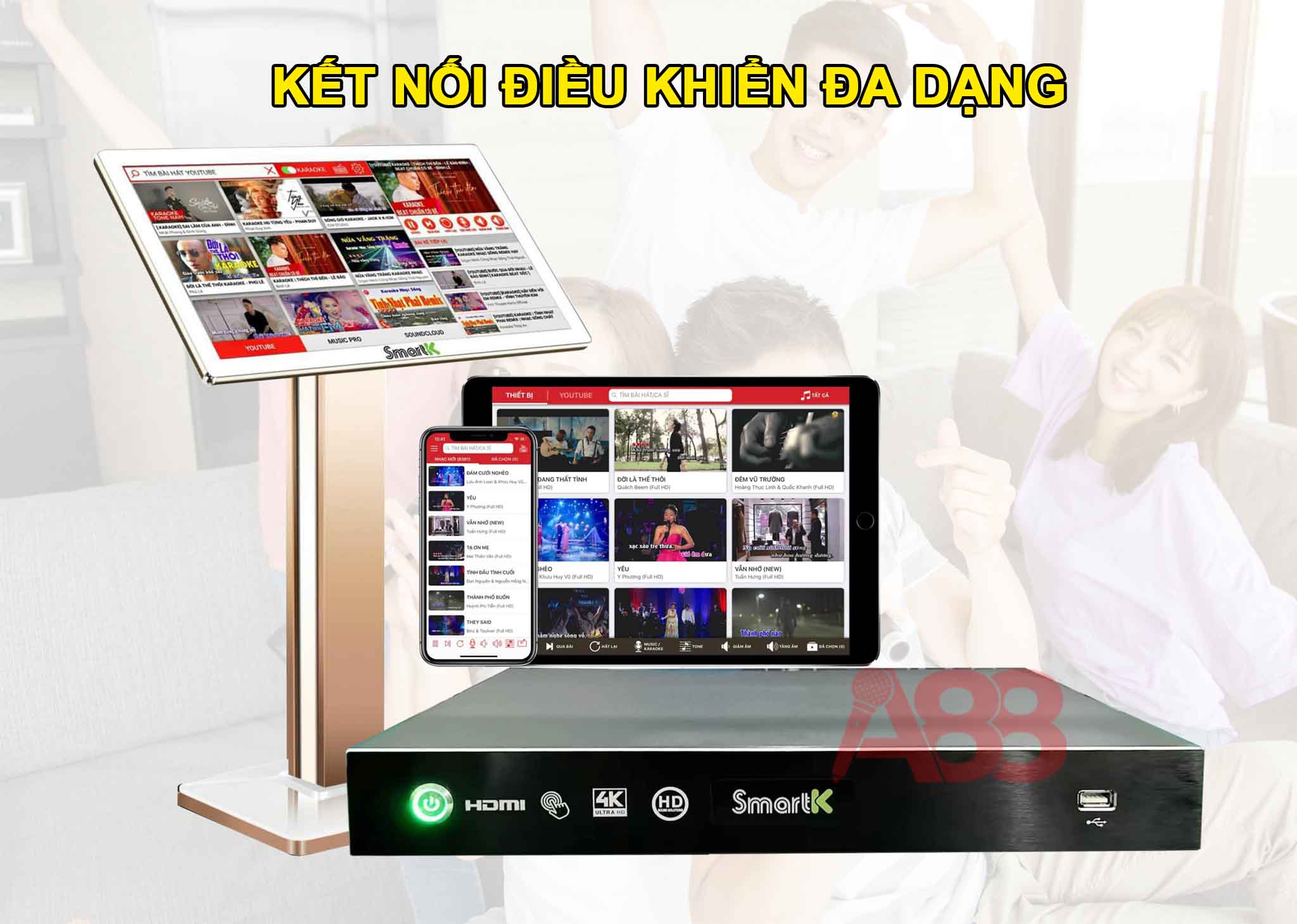 Đầu karaoke SmartK Plus 4T