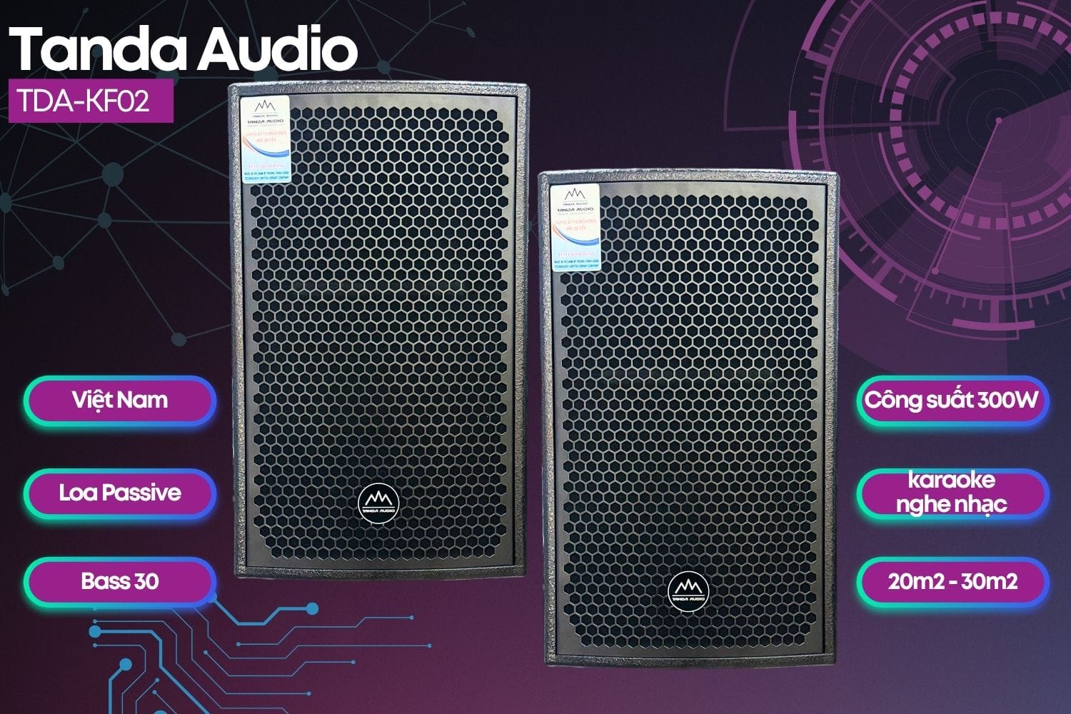 Loa karaoke TandaAudio TDA-KF12