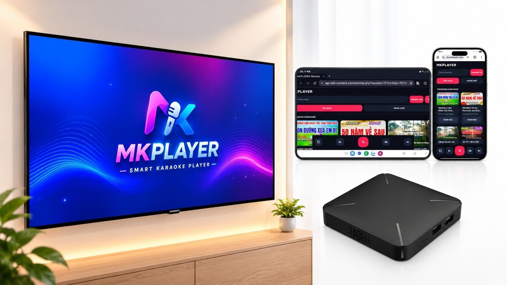 Phần mềm hát karaoke trên Android Box