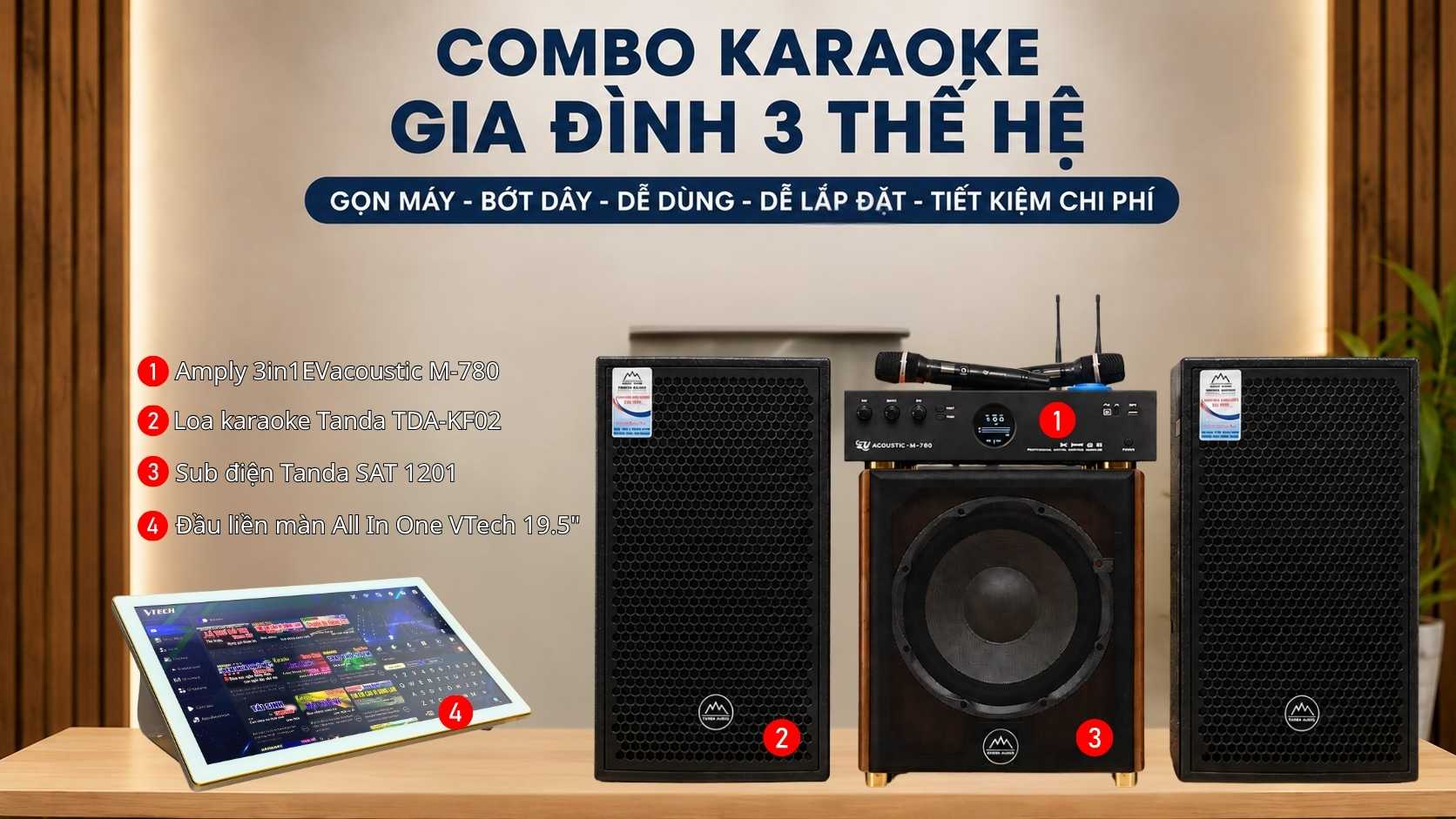 Dàn Karaoke Gia Đình 3 Thế Hệ