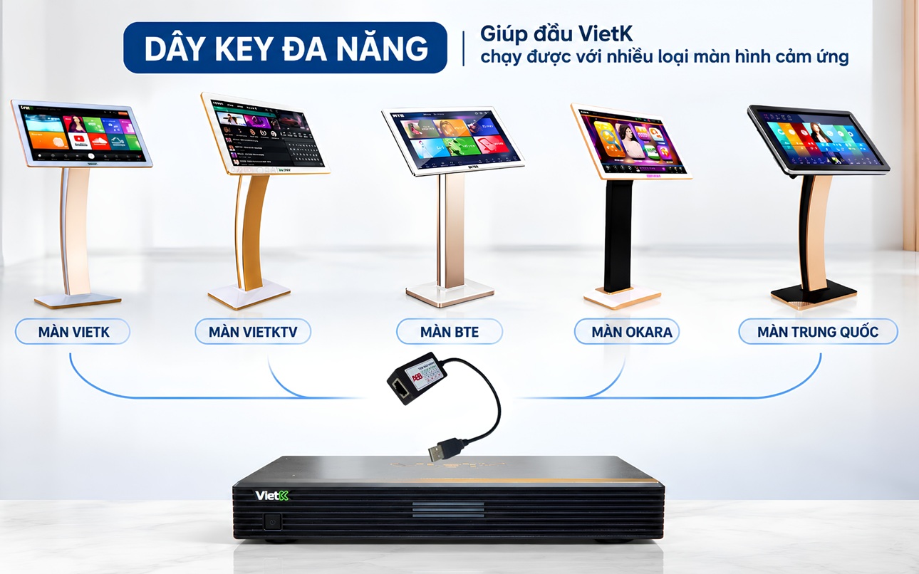 Dây key cảm ứng đa năng